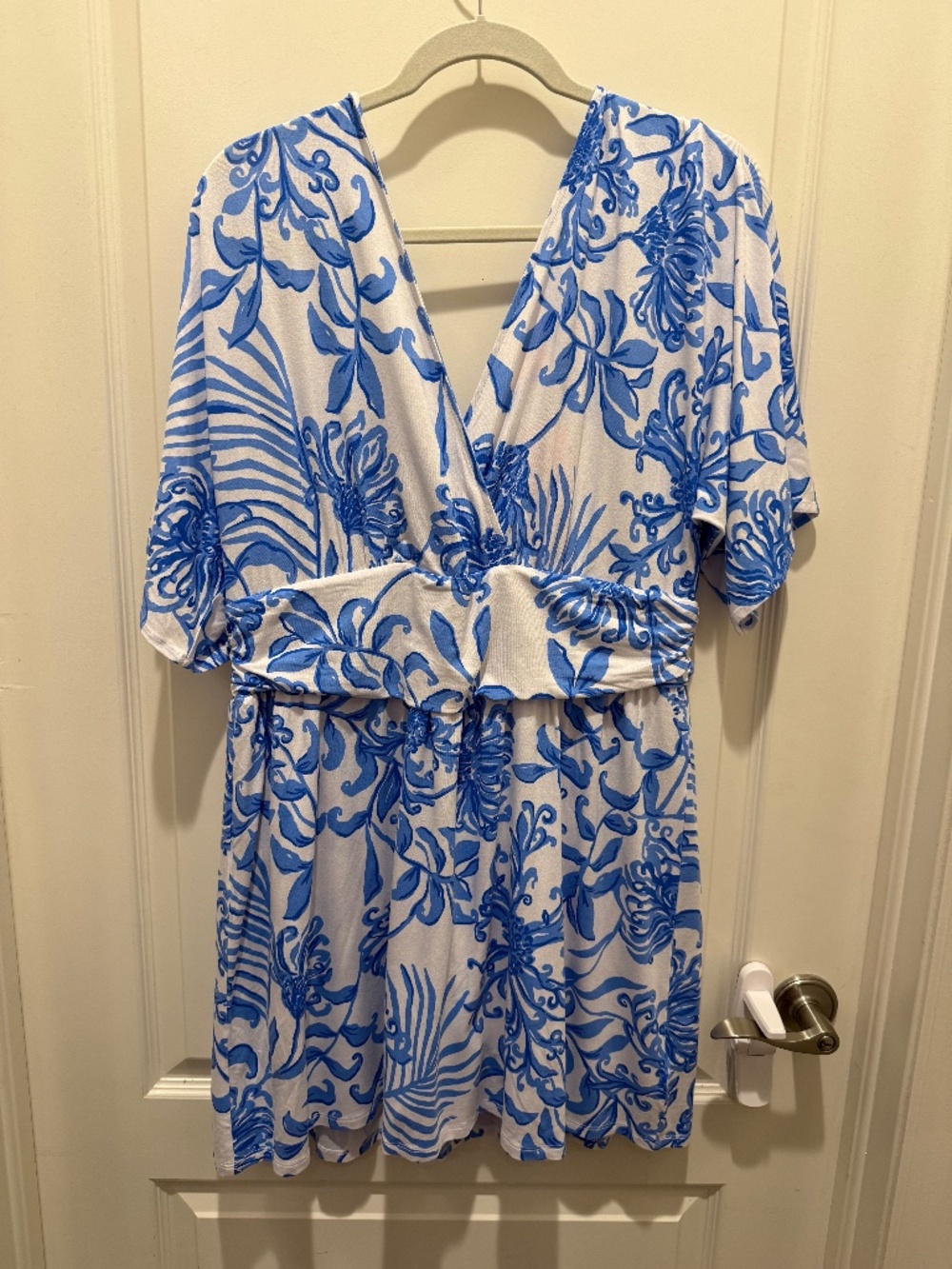 Lilly Pulitzer NWT Short-Sleeved Parigi Romper XXL